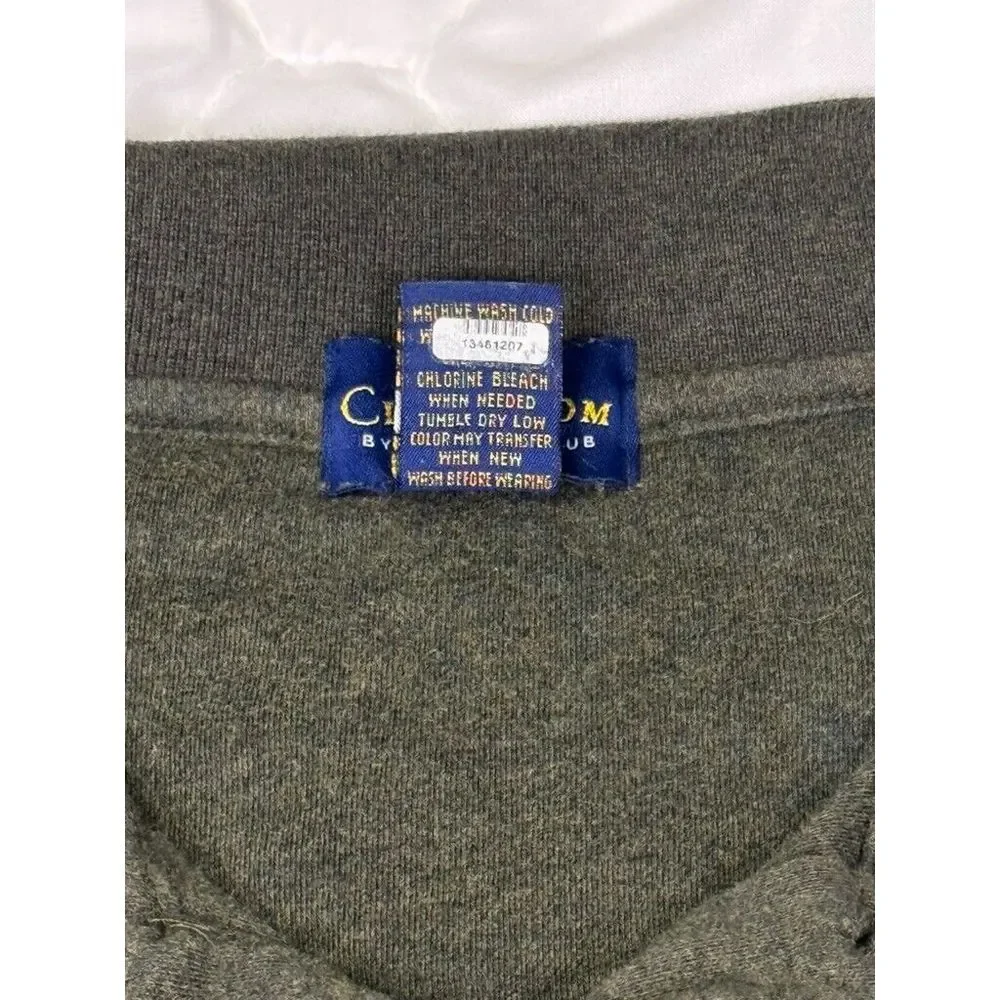 Club Room by Charter Club XXL Mens 1/4 Button Front Green Long Sleeve Knit‎